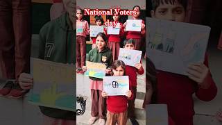 National VotersDayDrawingbasic निपुणभारत activity school [upl. by Ennoira]