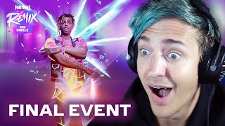 Ninja Reacts to Fortnite Juice WRLD Event [upl. by Wells]