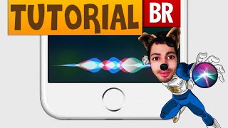 Como Ativar a SIRI no Iphone no celular comando de voz inteligente [upl. by Nolur]