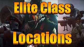 Battlefield 1  All Elite Class Locations On All Maps Conquest Game Mode [upl. by Lavoie]