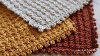 Cottage Dishcloth Crochet Pattern [upl. by Howes]