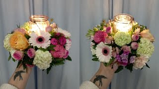 Tutoriales y tips de floristería para principiantes Arreglo para mesa de comunión [upl. by Nebra]