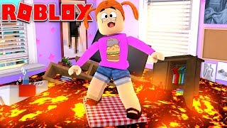 Roblox  The Floor Is Lava With Daisy And Brookie Cookie [upl. by Anitnauq]