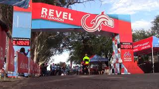 2019 REVEL Mt Lemmon Marathon  Finish  Back View [upl. by Eiramllij]