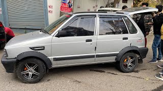 MODIFIED MARUTI 800  ALLOY WHEELS  AMBIENT LIGHT  MARUTI 800 MODIFIED [upl. by Atsyrhc]