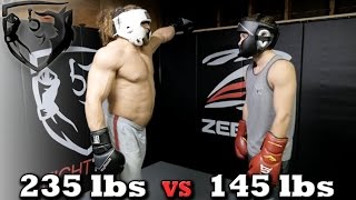 Bodybuilder vs MMA Fighter Jujimufu Sparring Shane Fazen [upl. by Ethelyn289]