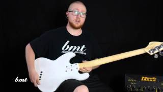 bmt DS4 MS Fanned Fret Bass Demo [upl. by Ttenaj964]