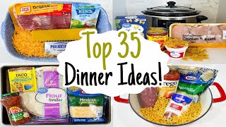 Whats For Dinner 35 of the BEST Quick amp Easy Recipes  Tasty Cheap Meal Ideas  Julia Pacheco [upl. by Waneta]