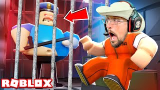 Roblox Barrys Prison Run Escape the Fat Guard FGTeeV Gets Out of Jail [upl. by Fairweather]