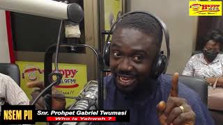 Snr Prophet Gabriel Twumasi speaks about quotWho is Yahwequot [upl. by Arakihc859]