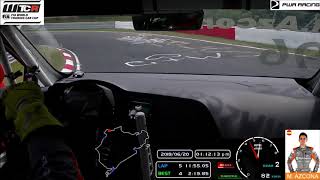 Mikel Azcona WTCR 2019 Nurburgring Nordschleife OnBoard lap [upl. by Anikehs]