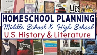 Homeschool Planning for Middle amp High School  US History amp Literature  Secular Homeschool [upl. by Sanson]