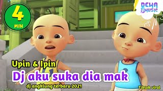 Dj aku suka dia mak  Dj angklung terbaru 2021  upin ipin feat bear music band [upl. by Esila]