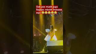 RAPOPO TRABAS SAJA MBAAH ATIK 😂😂😂 trending concert reaction lirics shorts song [upl. by Lletram178]