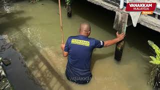 200kg giant ‘arapaima’ fish injures fisheries dept officers during capture in Masjid Tanah [upl. by Amri242]