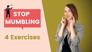 How to enunciate better  4 TIPS TO STOP MUMBLING [upl. by Winola]