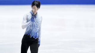 Yuzuru Hanyu  6 mins warmup  Otoñal Hoşgeldin 2019 Skate Canada short program 4K [upl. by Noelani]