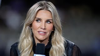 Host Charissa Thompson apologizes after saying she fabricated NFL sideline reports [upl. by Anim]