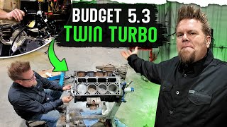 Budget 53 Rebuild Twin Turbo LS Engine Rebuild [upl. by Airamzul]