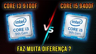 CORE i3 9100F vs CORE i5 9400F  VALE A PENA ATUALIZAR  TESTES [upl. by Ahtis]