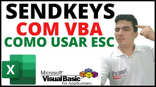 Como usar o ESC com VBA como usar o SENDKEYS com VBA cancelar operação com VBA [upl. by Ihsakat]