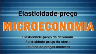 Microeconomia  Elasticidade Preço [upl. by Alyahs]