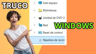 TRUCO RÁPIDO para ver la PAPELERA de RECICLAJE en el Explorador de Windows 11 [upl. by Barny]