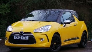 2012 12 Citroen Ds3 16 Ehdi 110 Airdream Dsport Plus 3dr In Yellow [upl. by Clere]