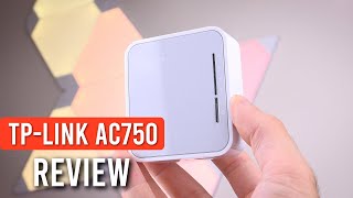 TP Link AC750 Wireless Nano Router Review The Best Travel Router [upl. by Garald]