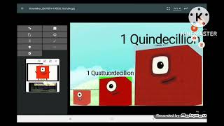 Numberblocks 1 Tredecillion Meets 1 Unvigintillion Normal Version Please Read Desc [upl. by Tchao]