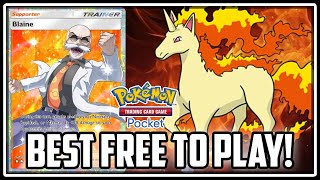 BEST Free To Play Deck in Pokemon Pocket No EX Pokemon Required [upl. by Eelatan763]