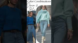 CHIC COLOR COMBINATIONS  Outfit Ideas  Autumn Winter 202425 Fashion trends styletips fashion [upl. by Tonie]