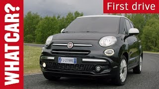 2017 Fiat 500L review  What Car first drive [upl. by Hcirteid877]