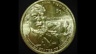 2018 Native American Dollar Coin Jim Thorpe [upl. by Davie]