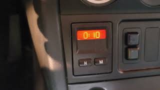 If your BMW clock is 24hour military international time here is how to put it back to US AMPM [upl. by Uhp658]