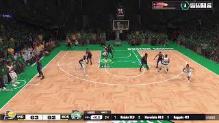 NBA 2K25 Playoffs Eastern Conference Pacers  Celtics Game 2 [upl. by Namyw799]