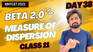 Measure of Dispersion  MHTCET 2023 GanitAnk mhtcet2023 maharashtraboard crashcourse class11 [upl. by Marguerie]