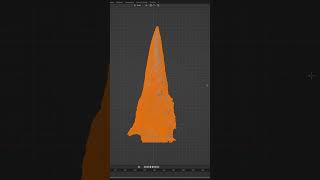 Polycam scan cleanup in Blender shorts blender photogrammetry lidar 3dscan 3dmodeling [upl. by Arahsit]