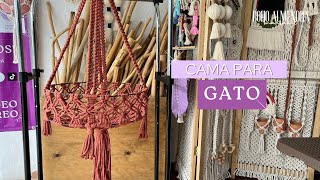 ¡Haz una Cama de macramé para tu gatito  Tutorial [upl. by Edmonda538]