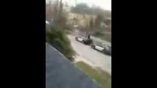 Boston Marathon Bombing Suspect Shootout With Police [upl. by Faun]