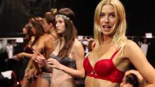 Waiting for INTIMISSIMI Fashion show FallWinter 20132014 [upl. by Tamanaha]