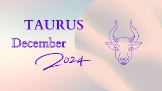 TAURUS DECEMBER 2024 HOROSCOPE FINANCIAL MONTH amp NEW MEDIA PROJECT [upl. by Elleinnad]