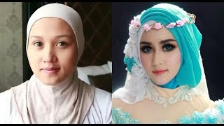 CARA MAKE UP PENGANTIN DAN CARA HIJAB PENGANTIN CETAR [upl. by Romie181]