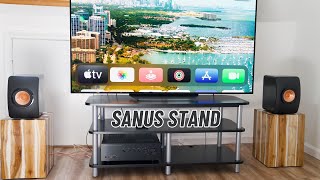 Sanus AFV48B Review  Deep TV Stand for large AV Receiver [upl. by Blanchette421]