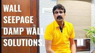 Wall Seepage Solutions  Damp wall treatment  How to solve seepage on walls  Seepage Solutions [upl. by Eanaj]