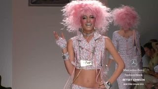 BETSEY JOHNSON MERCEDESBENZ FASHION WEEK SPRING 2014 COLLECTIONS [upl. by Asennav]