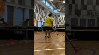 Floorball 1on1 coaching floorball floorballbasics [upl. by Ullyot]