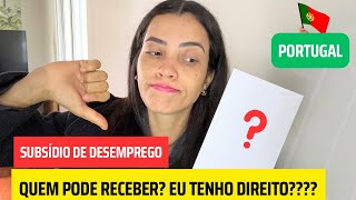 PORTUGAL 🇵🇹 Subsídio de desempregoSubsídio social de desemprego Eu vou receber [upl. by Idnam]