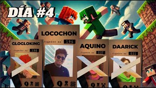 GLOGLO DAARICK y AQUINO son ELIMINADOS de los SQUID GAME 3 DIA 4 LOCOCHON EL UNICO PERUANO EN PIE [upl. by Fulks]