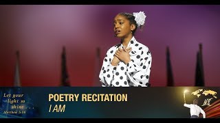 Poetry Recitation quotI Amquot  ISC 2019 [upl. by Ahsial38]